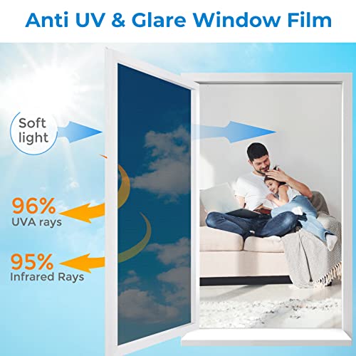 Black 23.6x78.7in Window Film H535535