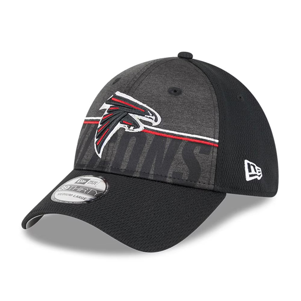 Black Atlanta Falcons 39THIRTY Flex Fit Hat Z586544