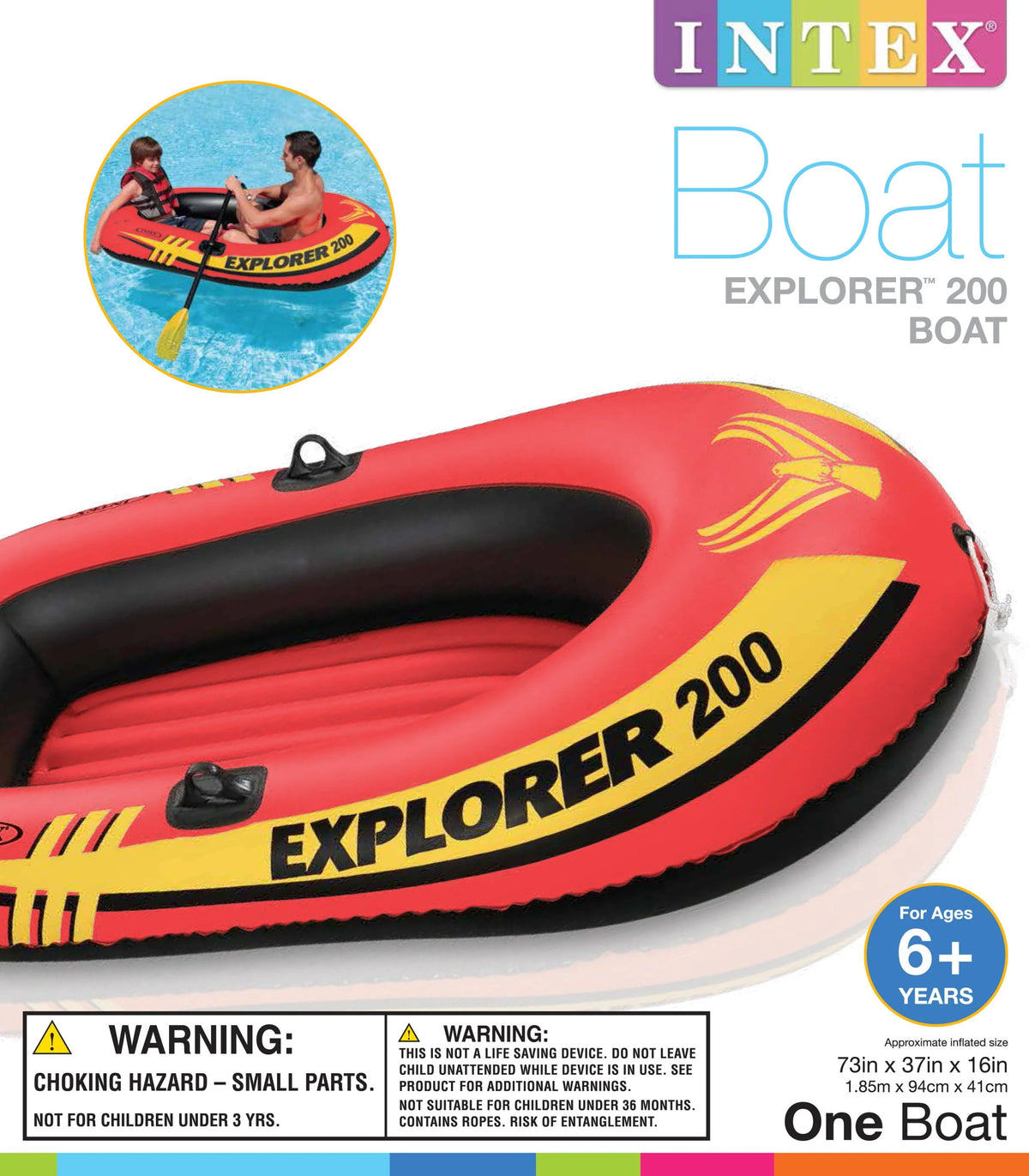 2-Person Inflatable Boat V674795
