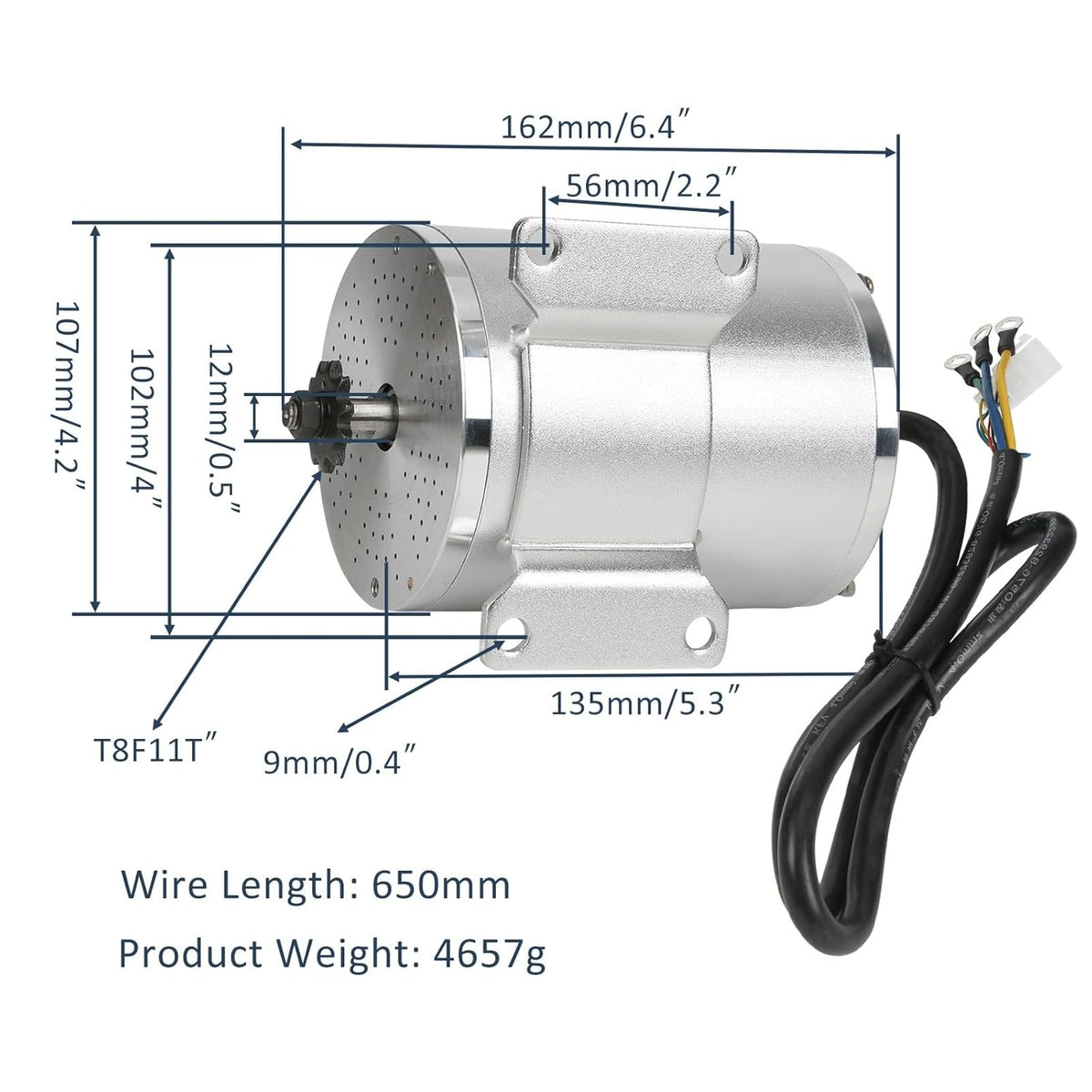 72V 3000W Brushless Motor Kit with LCD Display K145