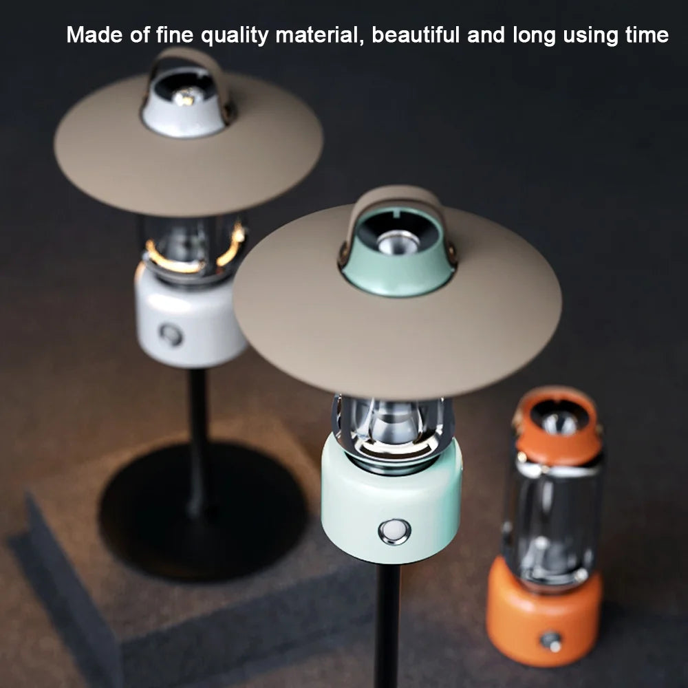 Retro LED Tent Lantern O6181