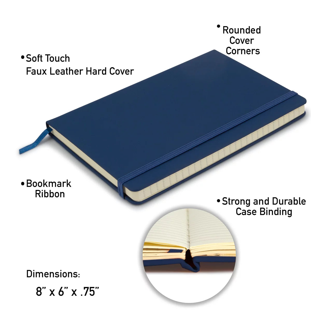 A5 Leatherette Cover Journal Notebook M154965