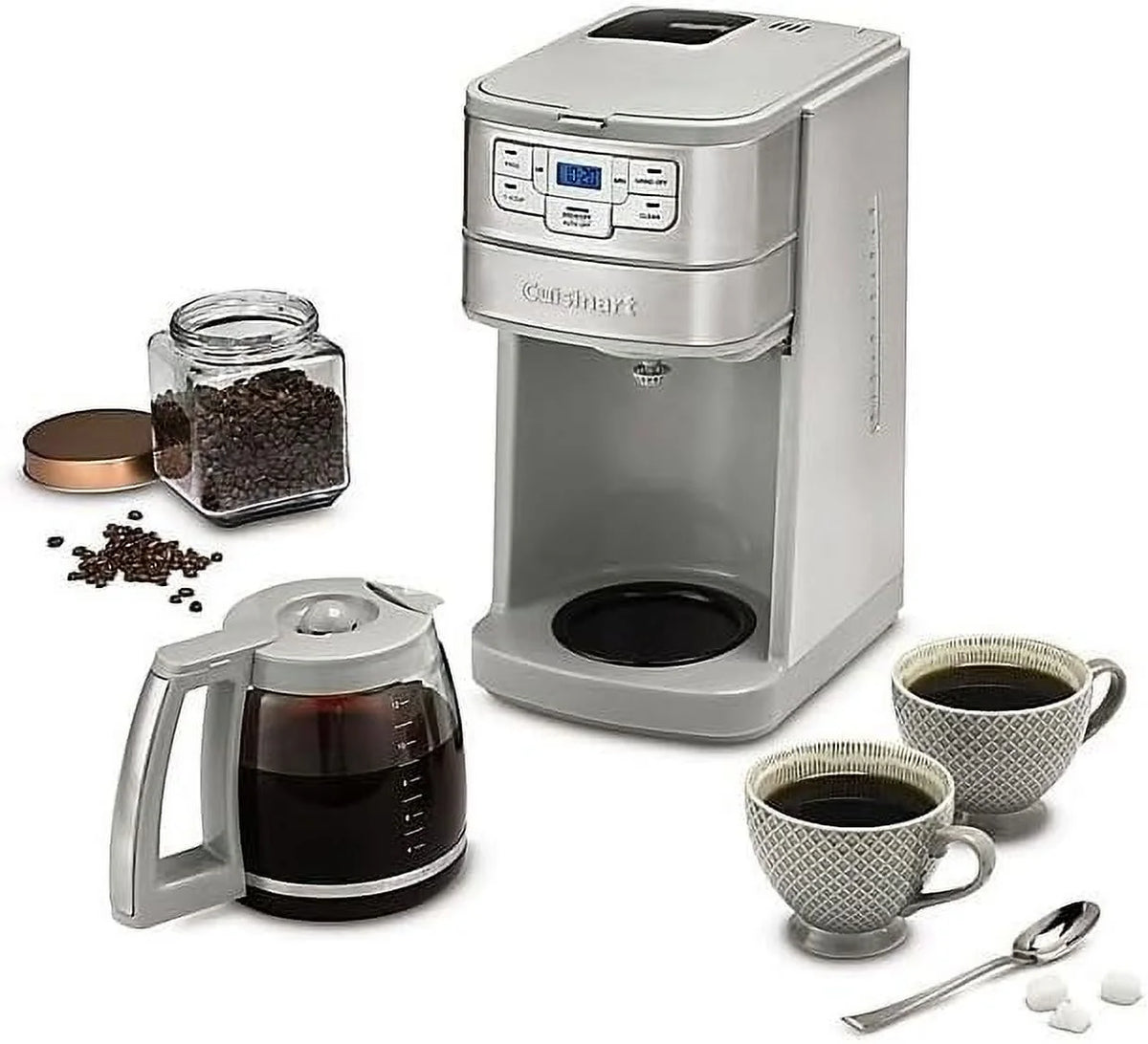 12-Cup Automatic Grind and Brew Coffeemaker Stainless Steel I57934