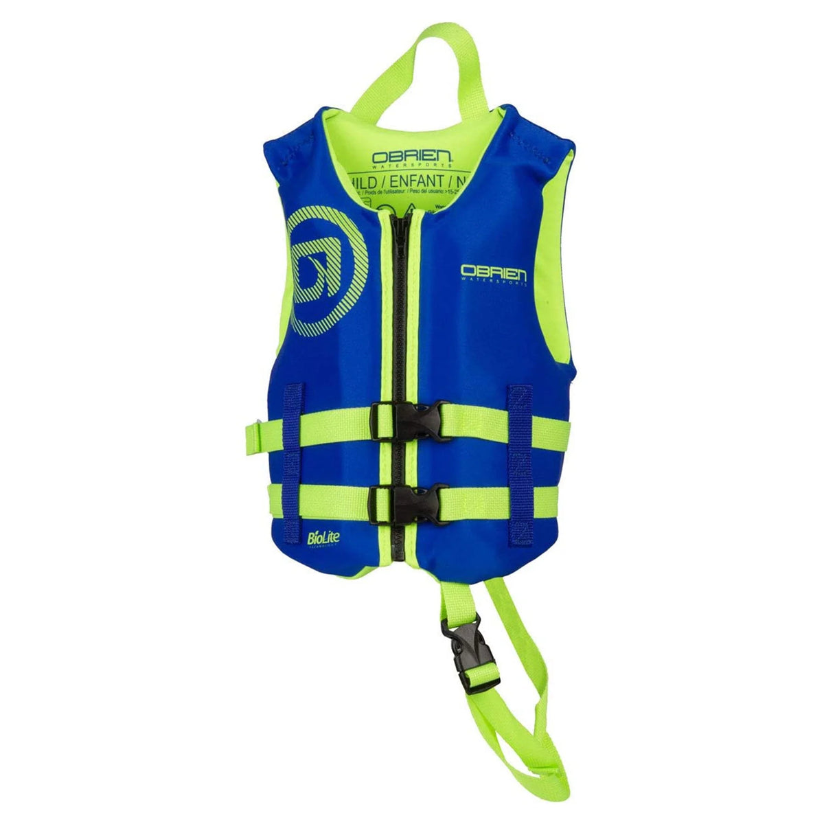 Blue Neoprene Life Jacket for Small Children 33-55 Lbs V21515