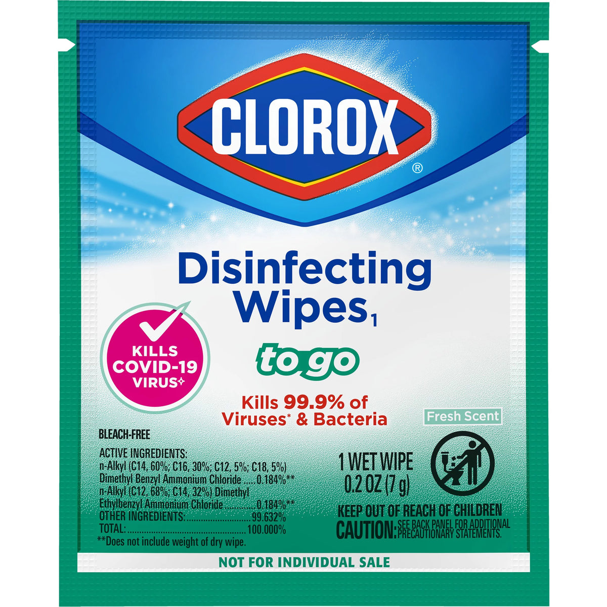 Bleach-Free Disinfecting Wipes, 100 Count R21805