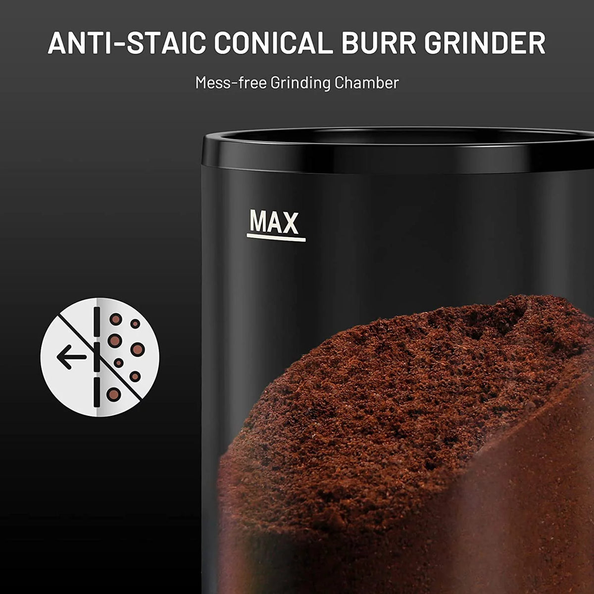 Conical Burr Coffee Grinder with 35 Grind Settings M27984