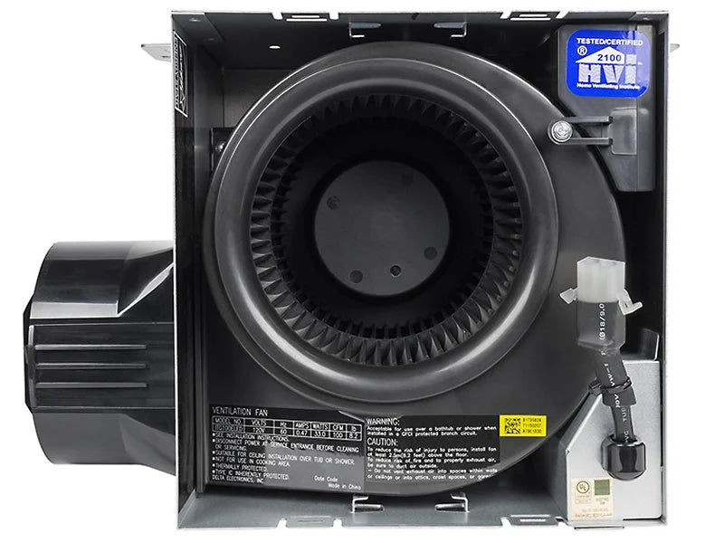 100 CFM Exhaust Bath Fan with Dimmable Edge-Lit LED Light H82899
