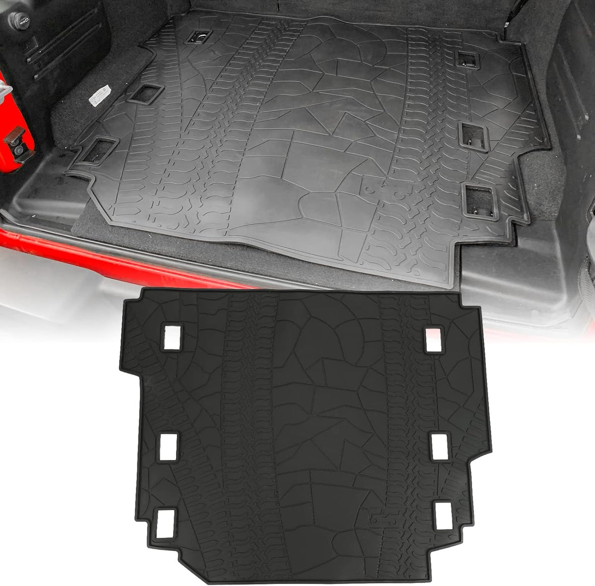 Black All-Weather Trunk Cargo Mat X32092