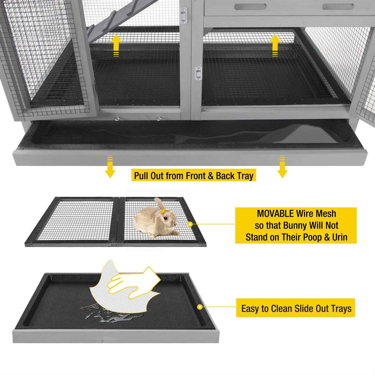 Indoor Outdoor Rabbit Animals P411