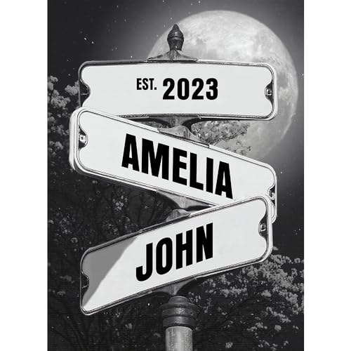 Canvas Vintage Street Sign J625