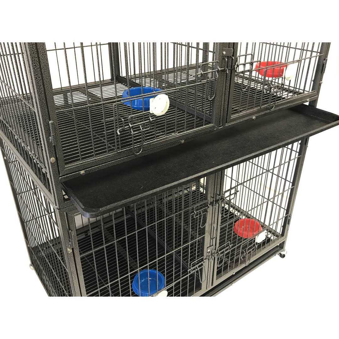 37 in. Heavy Duty Stackable Dog Crate J219