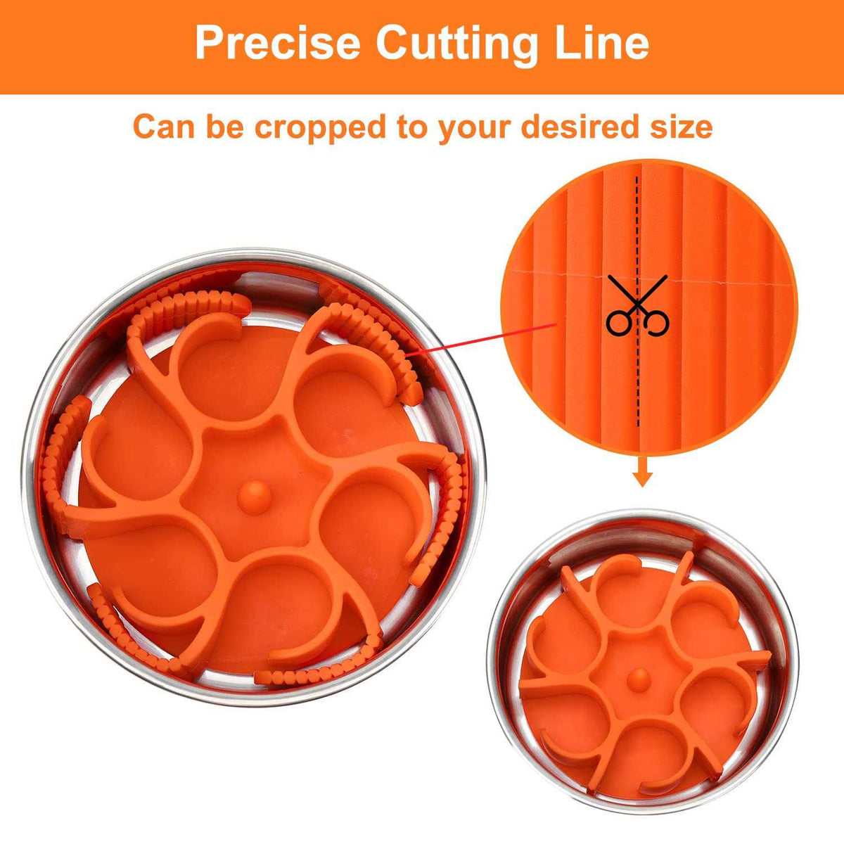 Silicone Spiral Slow Feeder Dog Bowl A7109