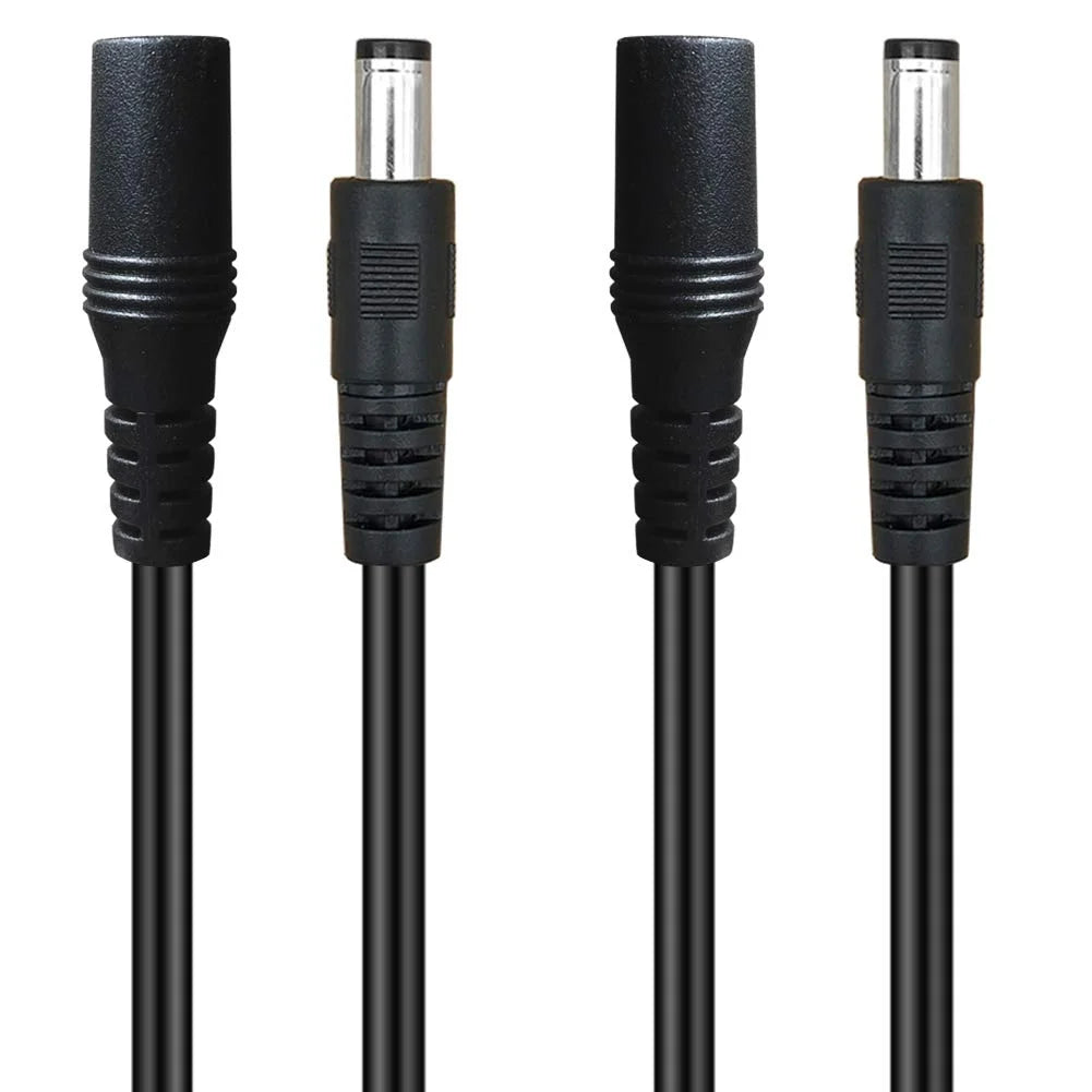 3ft DC Extension Cable 5.5mm x 2.1mm Male to Female Power Cord C966102