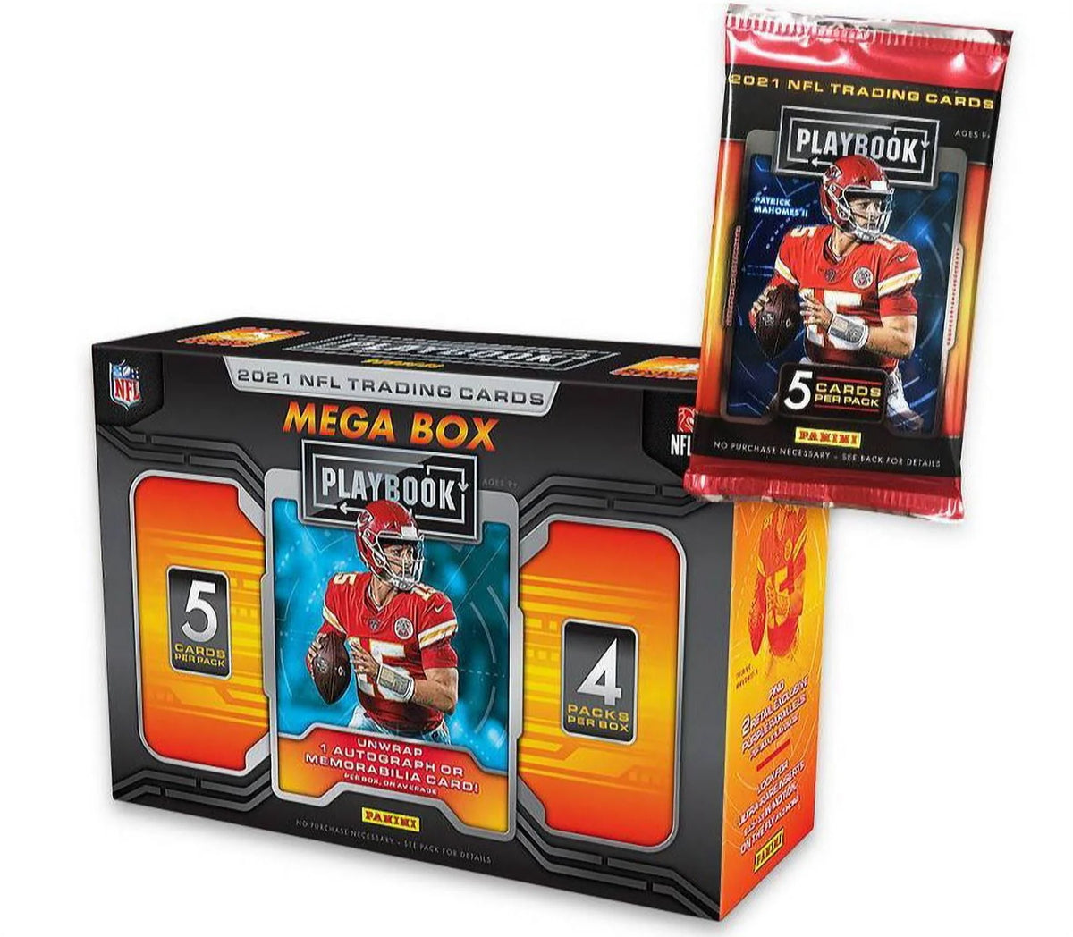 NFL Football Trading Card Mega Box P793257
