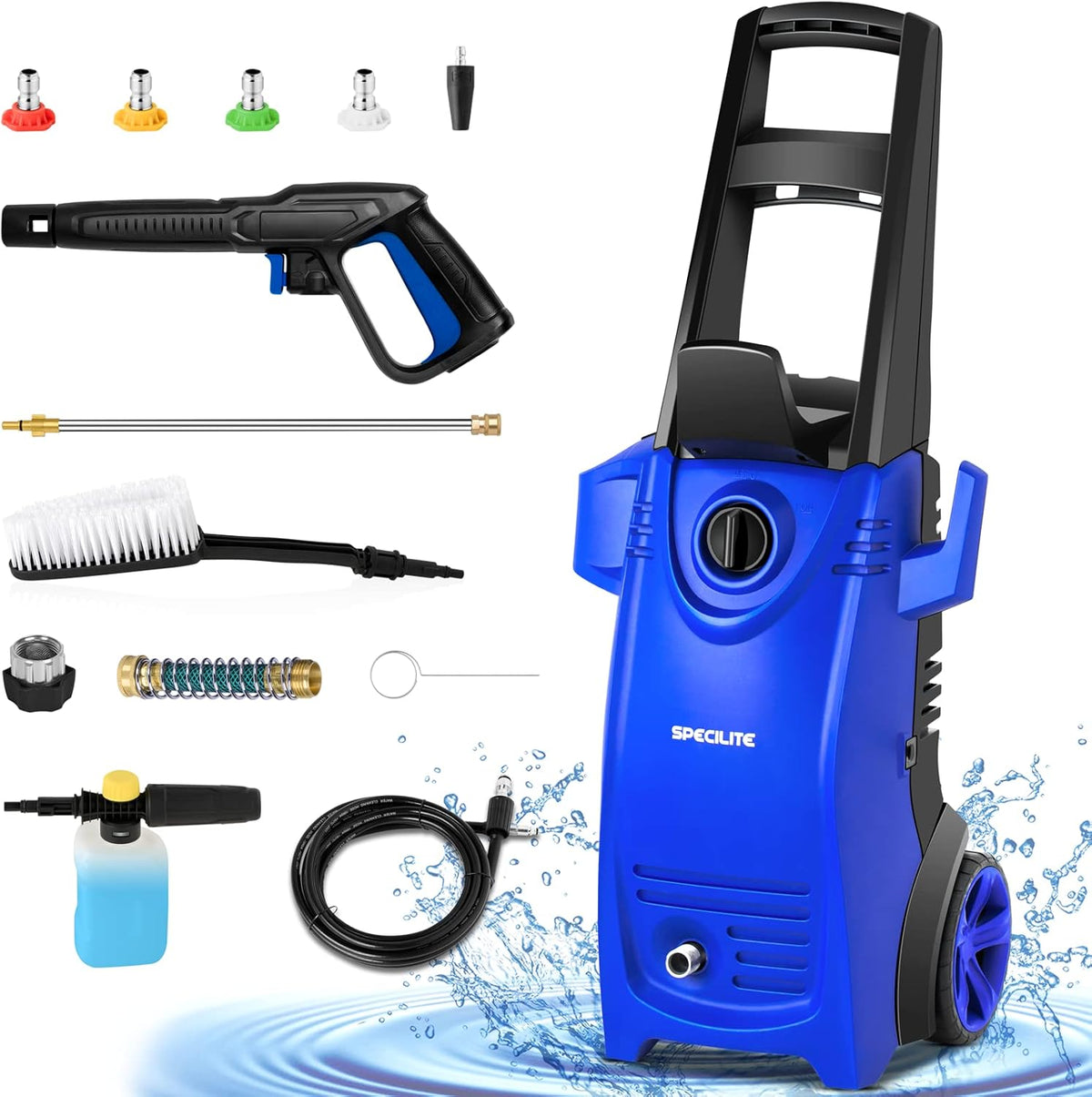 Electric Pressure Power Washer 1800W 2000 PSI 1.76 GPM Blue Z85851