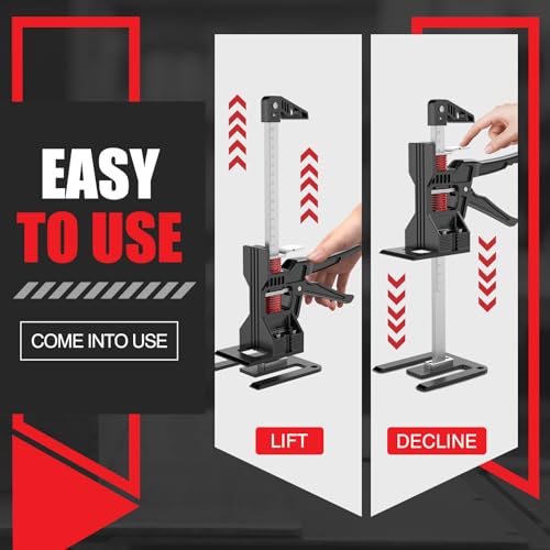 Arm Jack 2 PCS 11.3 Inch Hand Lifting Jack Tool Lift Range 6.63in Height Adjustment Lifting Device Load Bearing 220 Lb I8698