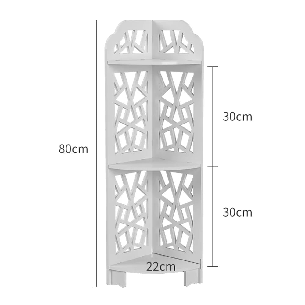 3 Tier Corner Shelves Stand T225
