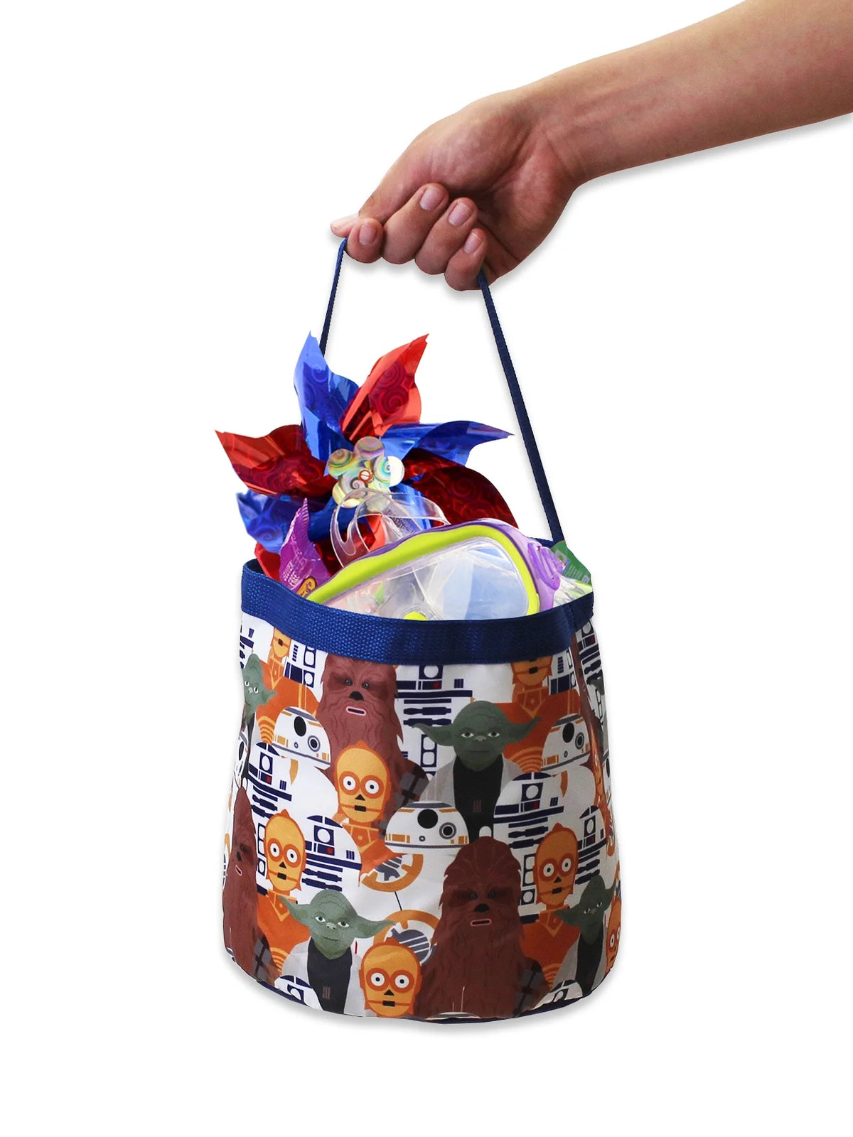 Yoda Nylon Collapsible Toy Storage Tote Bag S7872