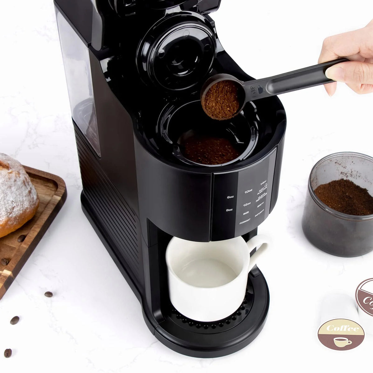 Single Serve Coffee Maker with 40 oz Removable Water Reservoir Z159