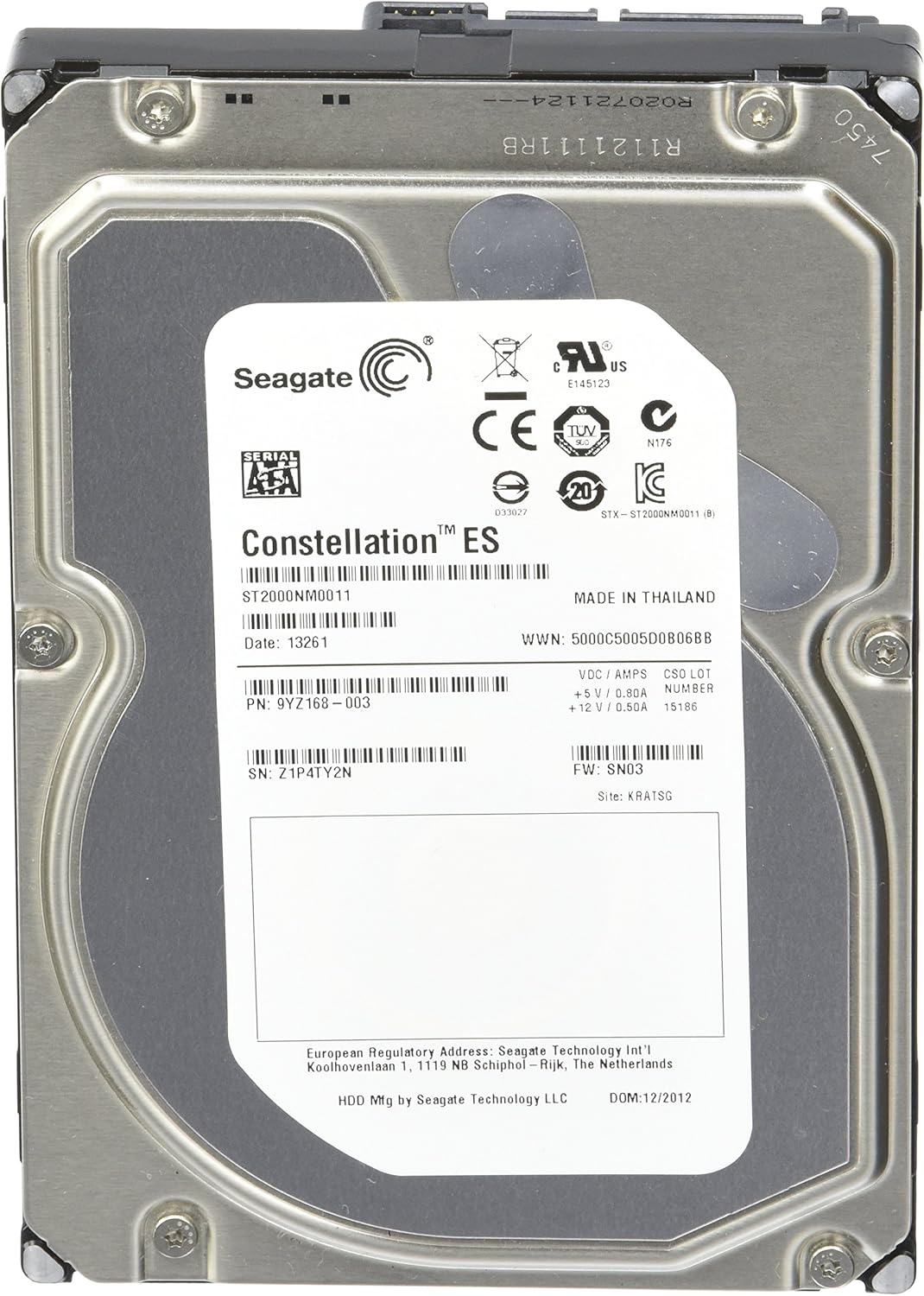 1 TB 7200RPM SATA 3.5 Inch Internal Bare Drive J1341