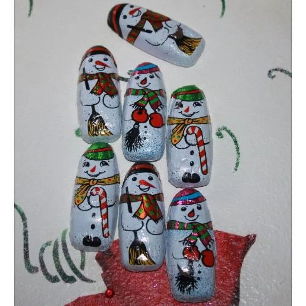 25 Pieces Milk Chocolate Snowmen N5840