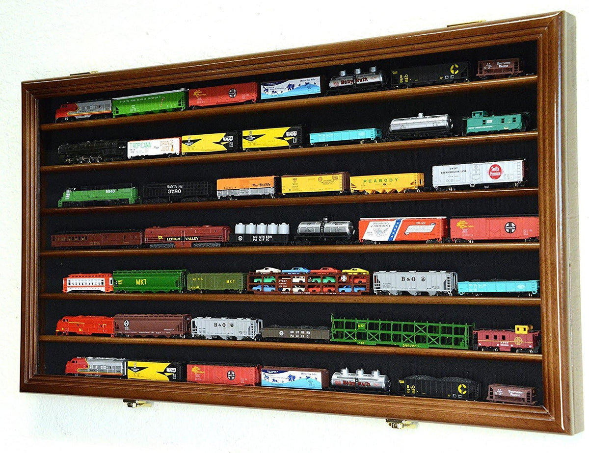 N Scale Train Display Case Cabinet Wall Rack F266786