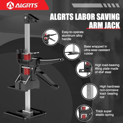 Arm Jack 2 PCS 11.3 Inch Hand Lifting Jack Tool Lift Range 6.63in Height Adjustment Lifting Device Load Bearing 220 Lb I8698