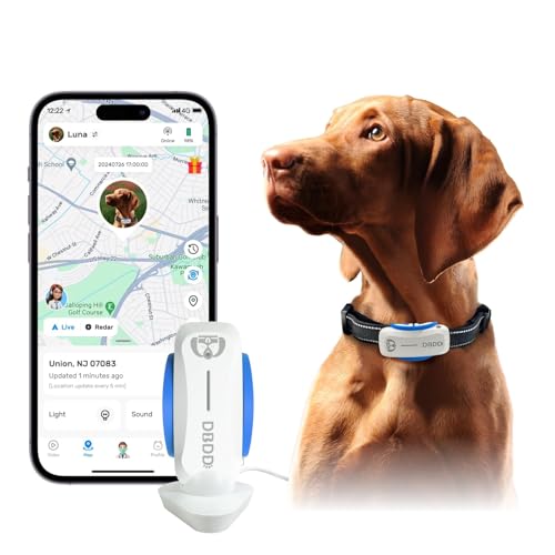 White Waterproof GPS Tracker for Dogs A612435