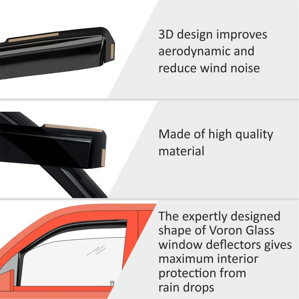 4 Pieces Rain Guards for Toyota RAV4 A3294