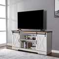 White Wood Fireplace TV Stand with 23'' Electric Fireplace Insert I237055