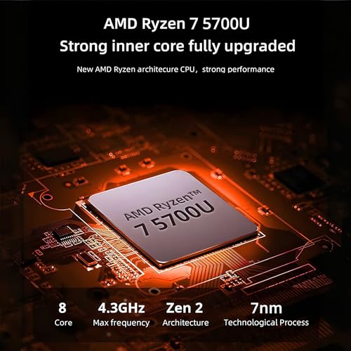 17.3'' IPS FHD Anti-Glare Display Laptop, AMD Ryzen 7 5700U, 64GB RAM, 2 TB SSD, Black B21662