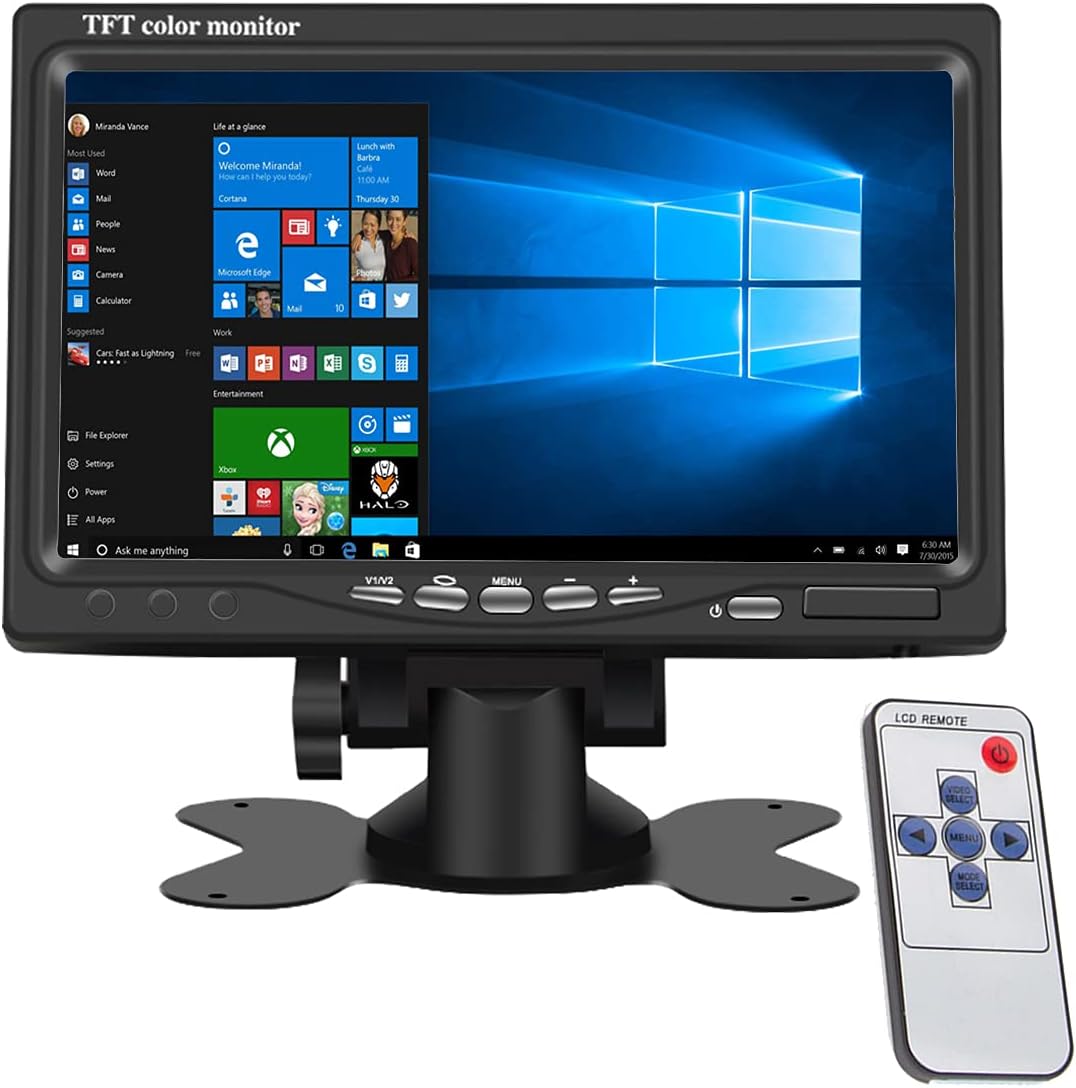 7 inch Portable HDMI Monitor 1080P with Speakers O726