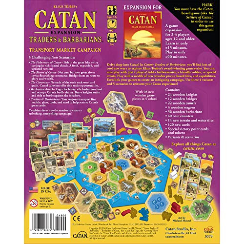 Traders & Barbarians Board Game Expansion, 3-4 Players, 90 Minute Playtime E2113