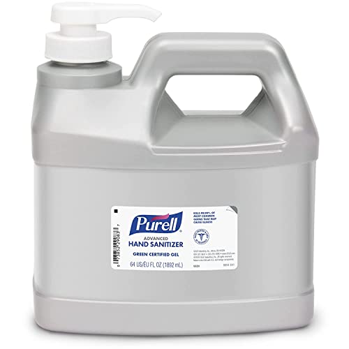 Advanced Instant Hand Sanitizer Refreshing Gel - 64oz Refill Bottle With Pump S66862