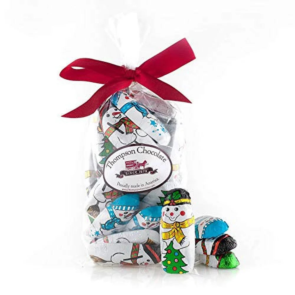 25 Pieces Milk Chocolate Snowmen N5840