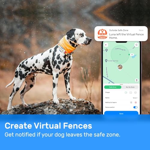 White Waterproof GPS Tracker for Dogs A612435