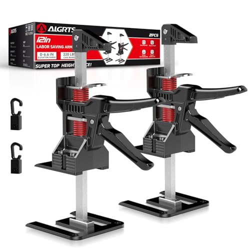 Arm Jack 2 PCS 11.3 Inch Hand Lifting Jack Tool Lift Range 6.63in Height Adjustment Lifting Device Load Bearing 220 Lb I8698