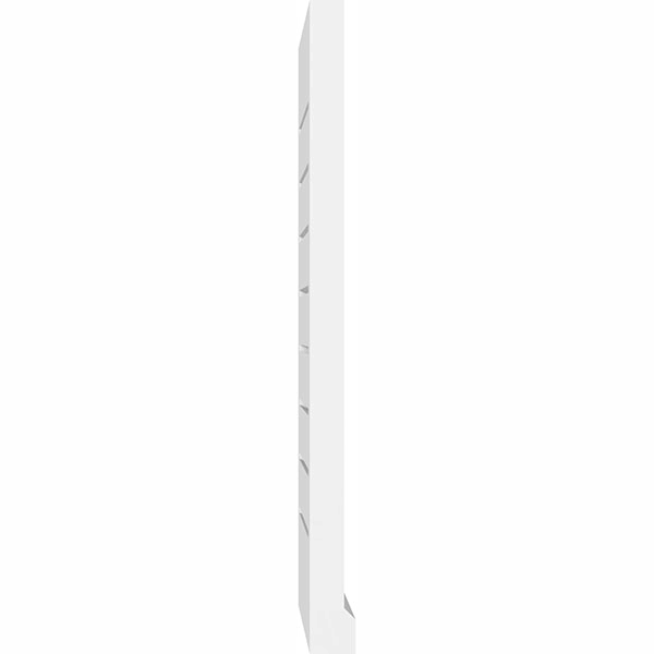 Vertical Surface Mount PVC Gable Vent D644402