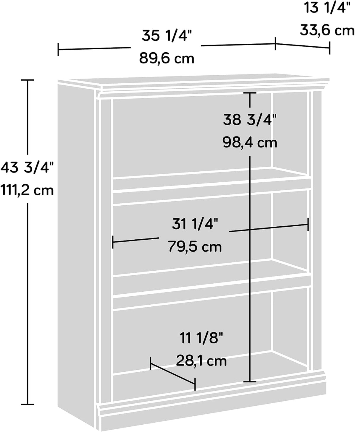 White Bookcase V94759