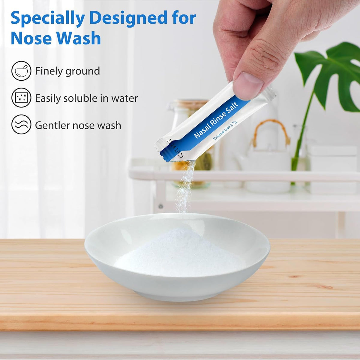 100 Saline Packets for Neti Pots Q783474