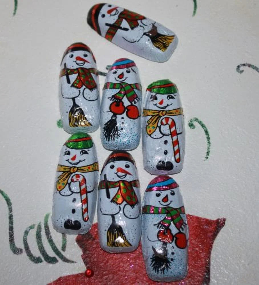 25 Pieces Milk Chocolate Snowmen N5840