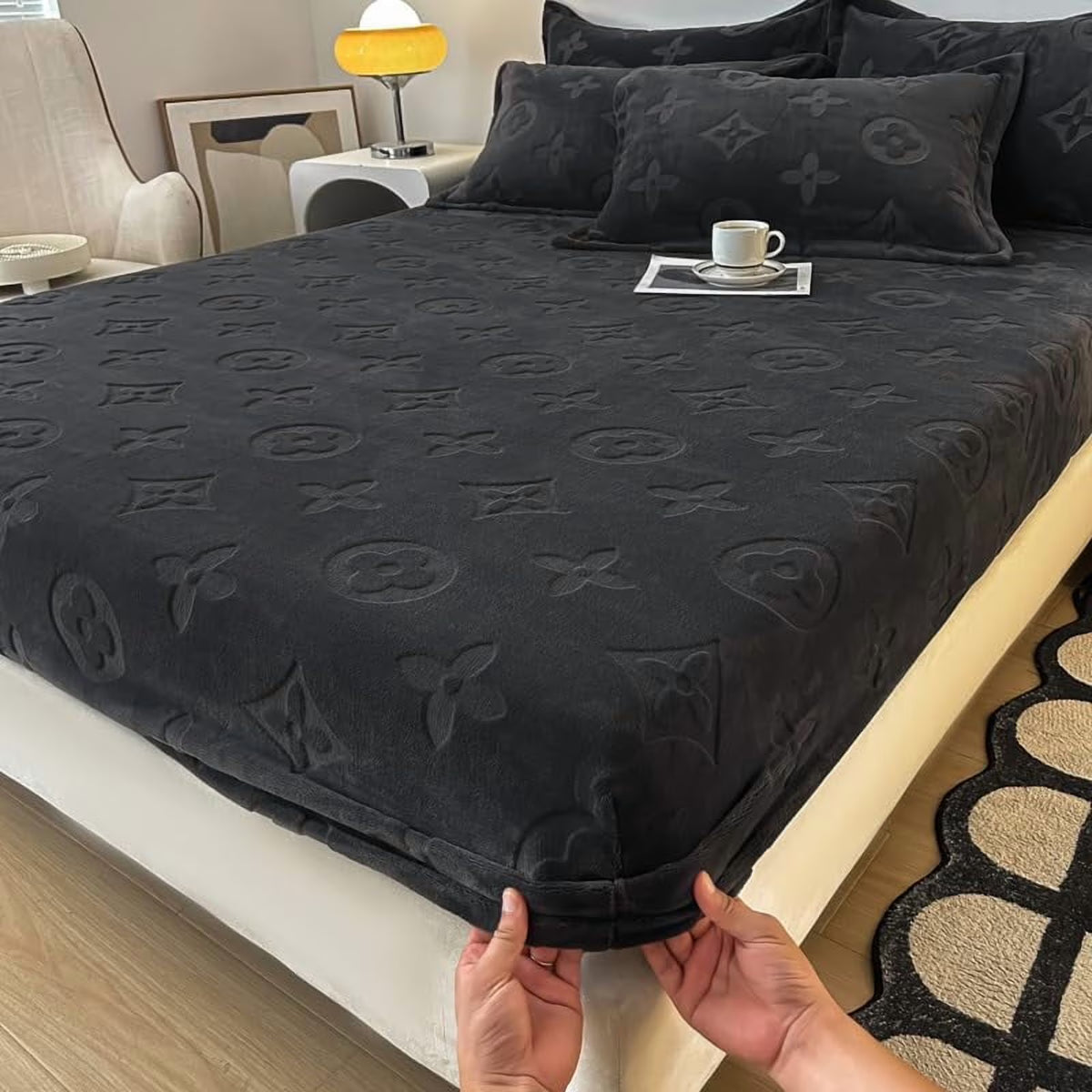 Milk Velvet Fitted Sheet Mattress Protector P3737