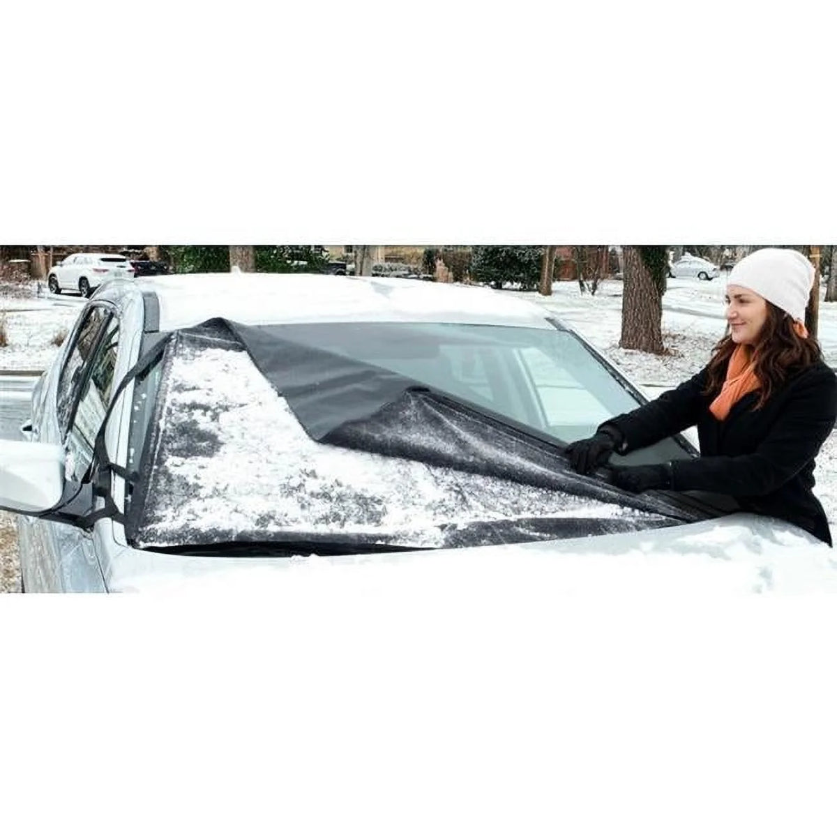 Black Windshield Cover for Cars and SUVs Z988