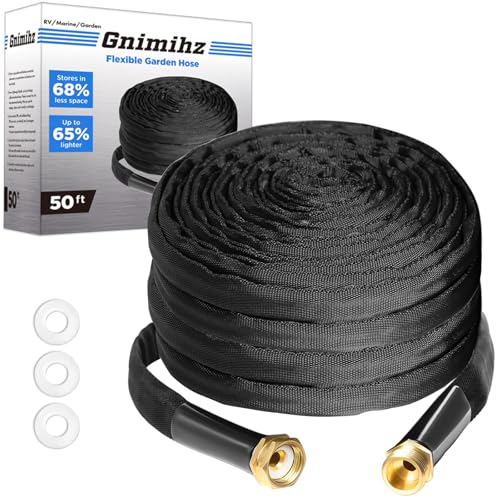 50ft TPE Garden Hose with Brass Fittings H8258