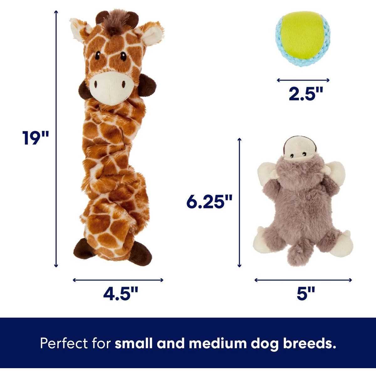 Plush & Rope Dog Toy P454601