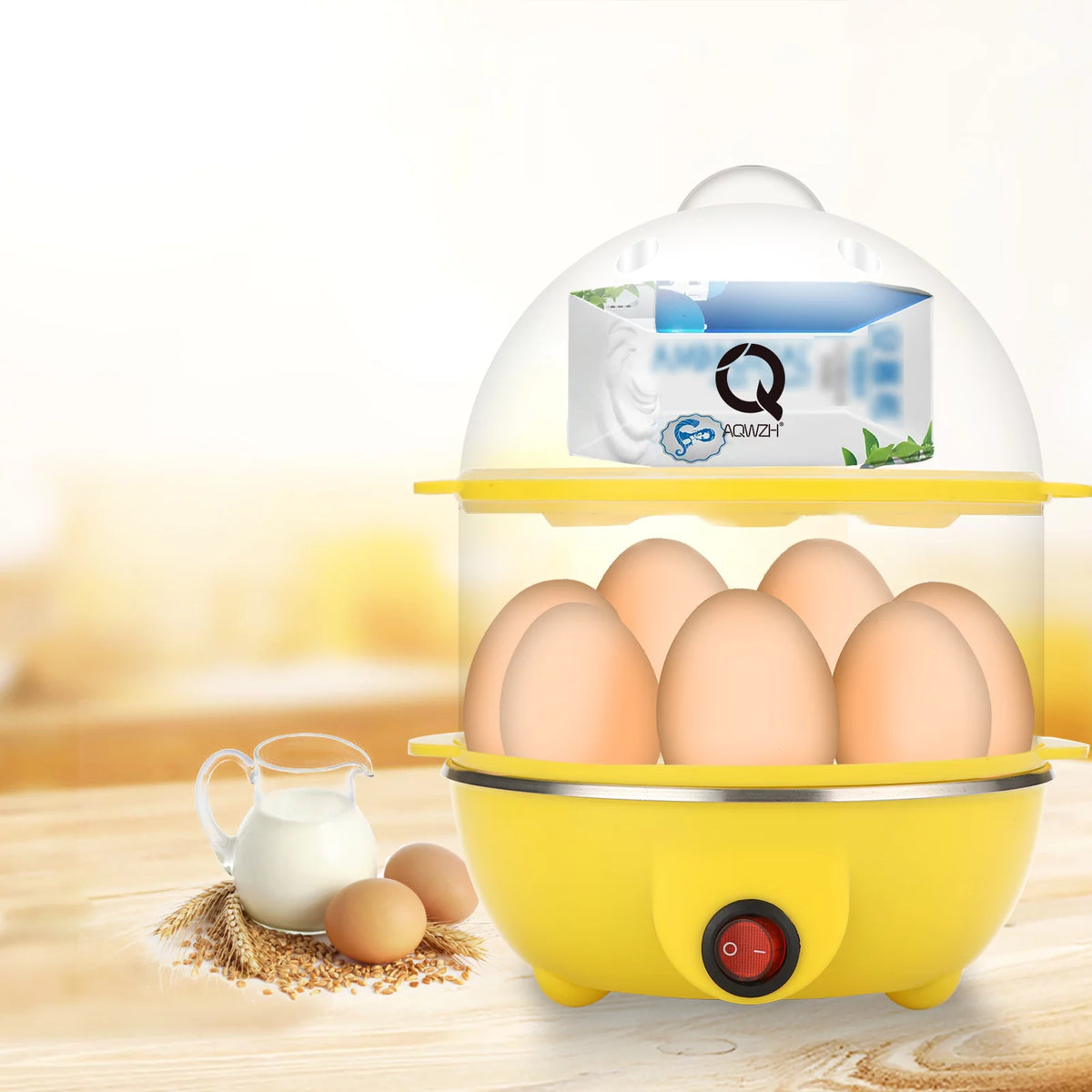 Electric Rapid Egg Cooker 14 Capacity with Auto Shut Off Z54076