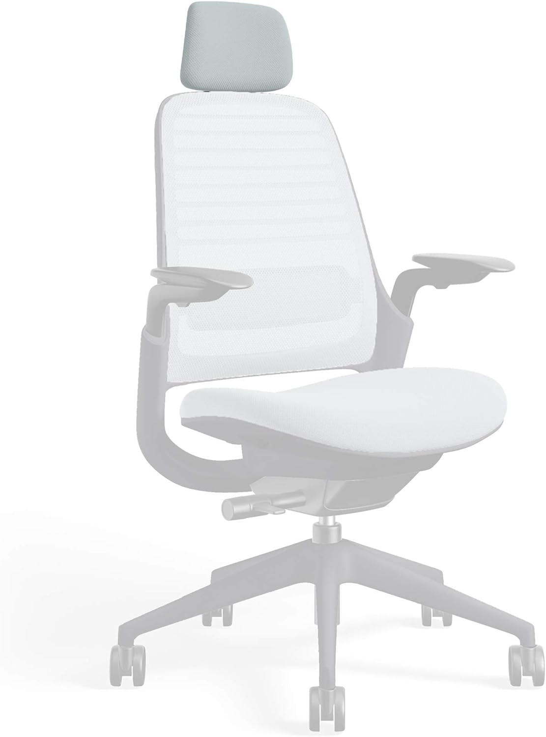 Black Frame 3D Microknit Fabric Headrest L8975
