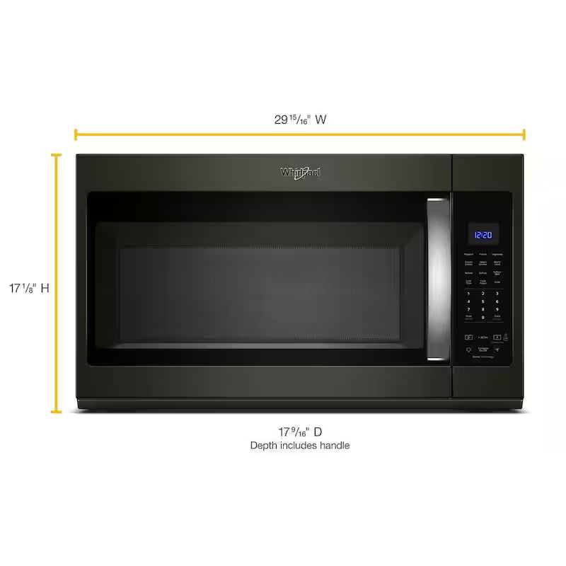 1.9 cu. ft. Black Stainless Over the Range Microwave P65570