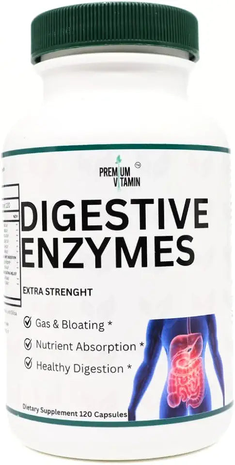 120 Veggie Capsules Digestive Enzymes B6597