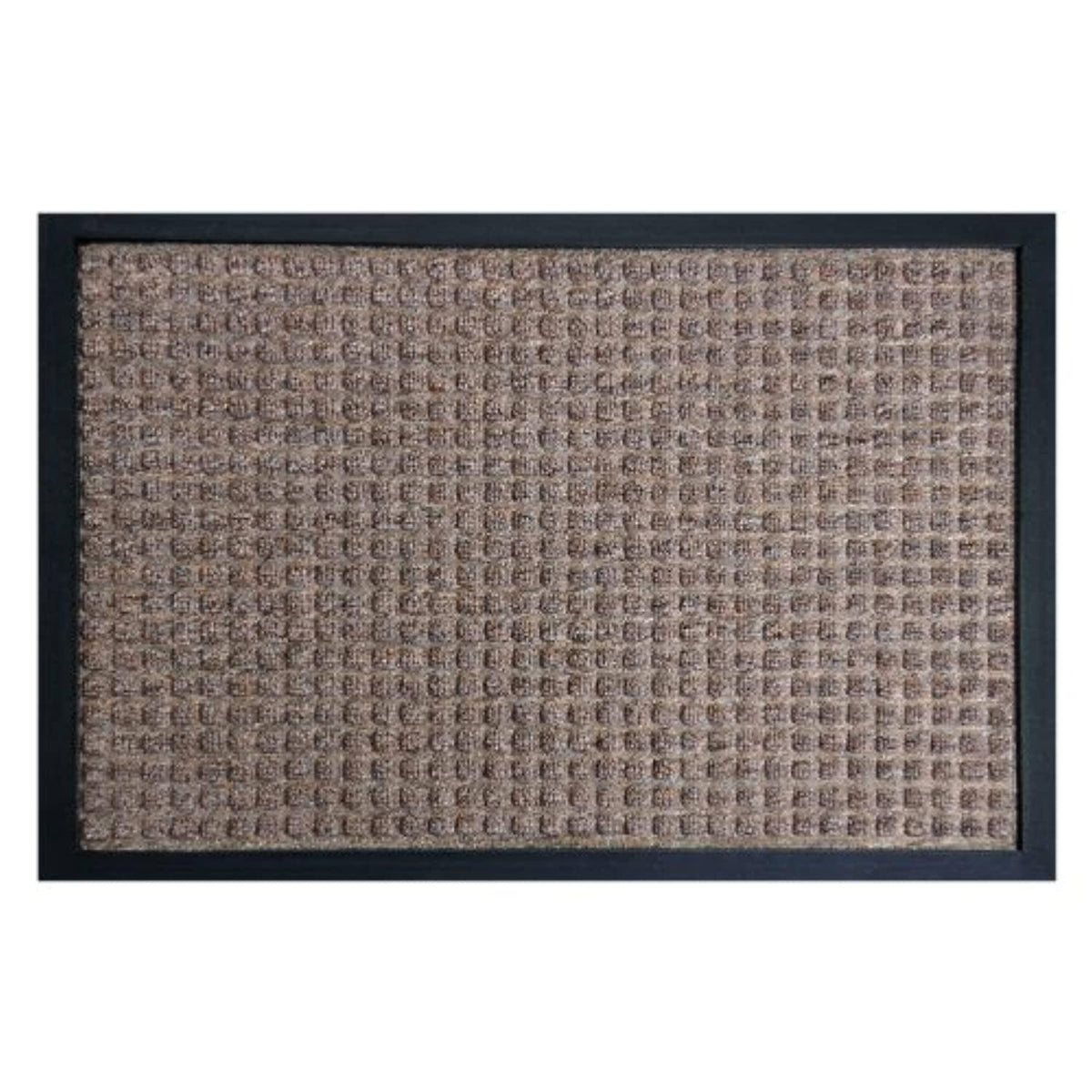 Brown 36 in. x 60 in. Rubber Backed Carpet Mat W141